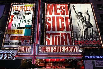 Broadway show advertisements