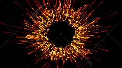 Abstract Starburst Fireworks