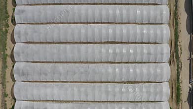 Greenhouses textures in Mataro, Spain
