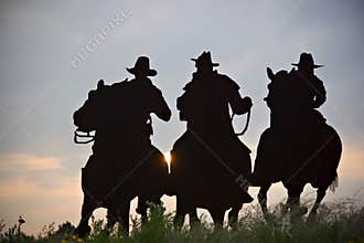 Cowboys Silhouette