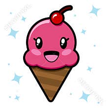 Cute Ice Cream EPS