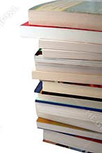 Pile of College Text Books