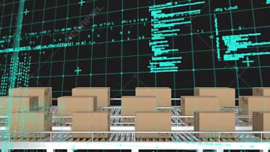 Parcels on conveyor belts