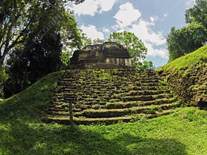 Archaeological Site: Uaxactun, ancient sacred Maya place and astronomical observatory