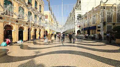 TIMELAPSE of Senado Square Macao