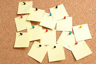 Yellow post-it notes