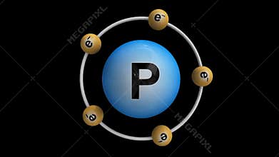 Phosphorus element electron shell structure