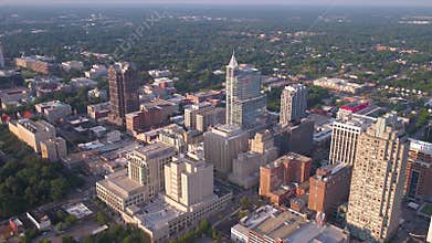 Aerial North Carolina Raleigh July 2017 Sunny Day 4K Inspire 2