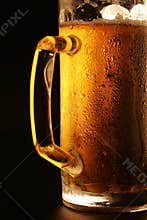 The cold beer