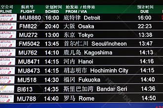 Flight information panel