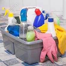 cleaning bathroom clean kitchen