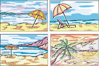 Beach sketches