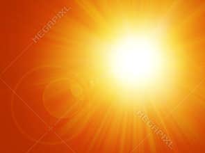 Sun and Flare Background