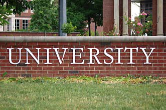 University word in campus