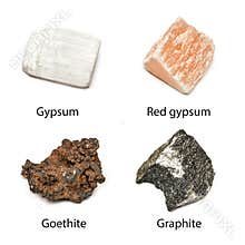 4 raw minerals