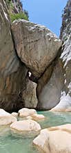 Goynuk Canyon in Turkey, Antalya province.