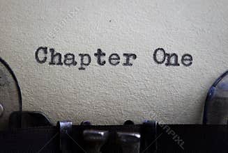 Chapter one