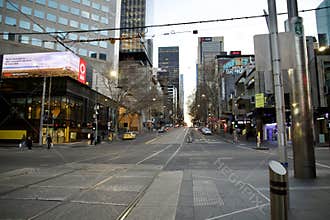 Melbourne Australia in Co lockdown