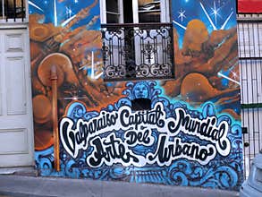 Valparaíso Mural: World Capital of Urban Art.Chile.