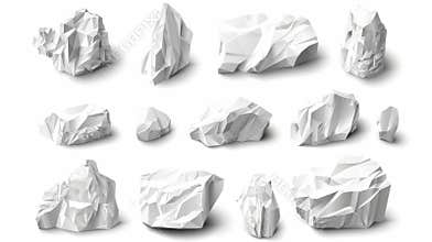 Paper shadow box design line. Modern 3D page frame dividers. Illustrations for website interfaces using shaded borders
