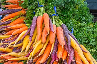 Bunches Organic Rainbow Carrots