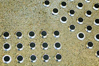 Tactile paving for blind people