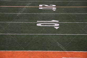 Football Gridiron Twenty Yard Line