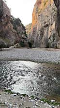 Stream flows in the valley