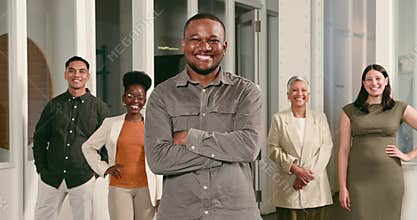 Diverse Business Team: Collaboration, Confidence, and Success in the Workplace
