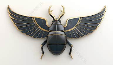 Ancient Egyptian Sacred Scarab Wall Art