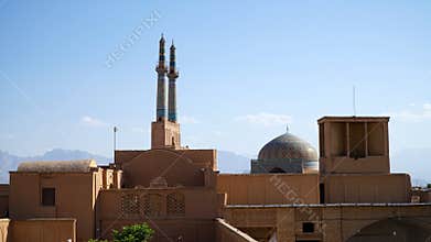 Yazd, Historic City of Iran. Old City of Yazd.