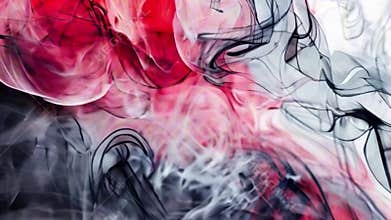 Beautiful texture thick smoke for design natural color, abstract vivid composition consists of fictional