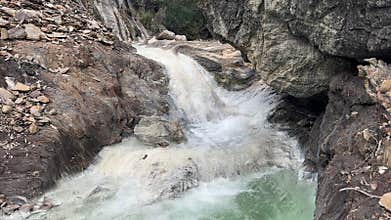 Rocky flowing stream hydrogen sulfide