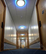 Hotel corridor