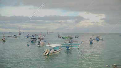 Badung, Bali, Indonesia - April 21, 2026: Balinese Fishermen