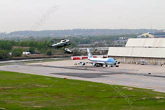 Marine One and Air Force One
