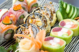 Mixed sushi