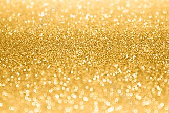 Gold Glitter Sparkle Confetti Background