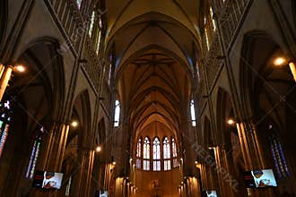 The interior of the Catedral del Buen Pastor April 10, 2026