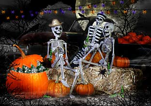 Halloween Skeletons Party