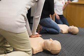 First aid CPR seminar.