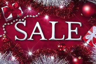 Christmas Holiday Sale Background