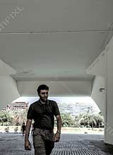 People going about their daily lives in the streets of the city of Valencia