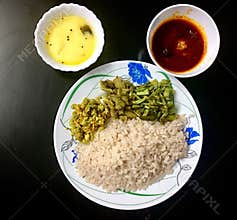 Kerala fish curry meals