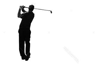 Golfer Isolated