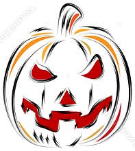 Vector jack-o-lantern Pumpkin