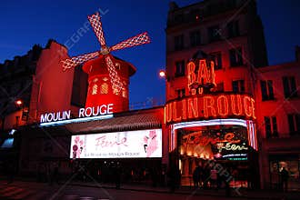 Moulin Rouge in Paris