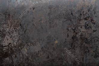 Worn black metal background