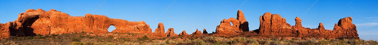 Panorama of Arches National