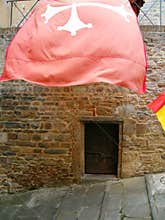 Tuscany Italy flags